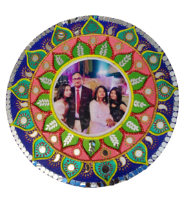 Customizable Resin Mirror Photo Frame