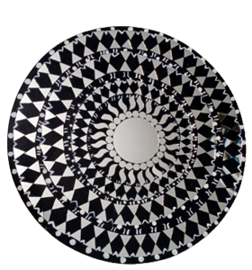 Traditional Black Worli sun Wall Hanging